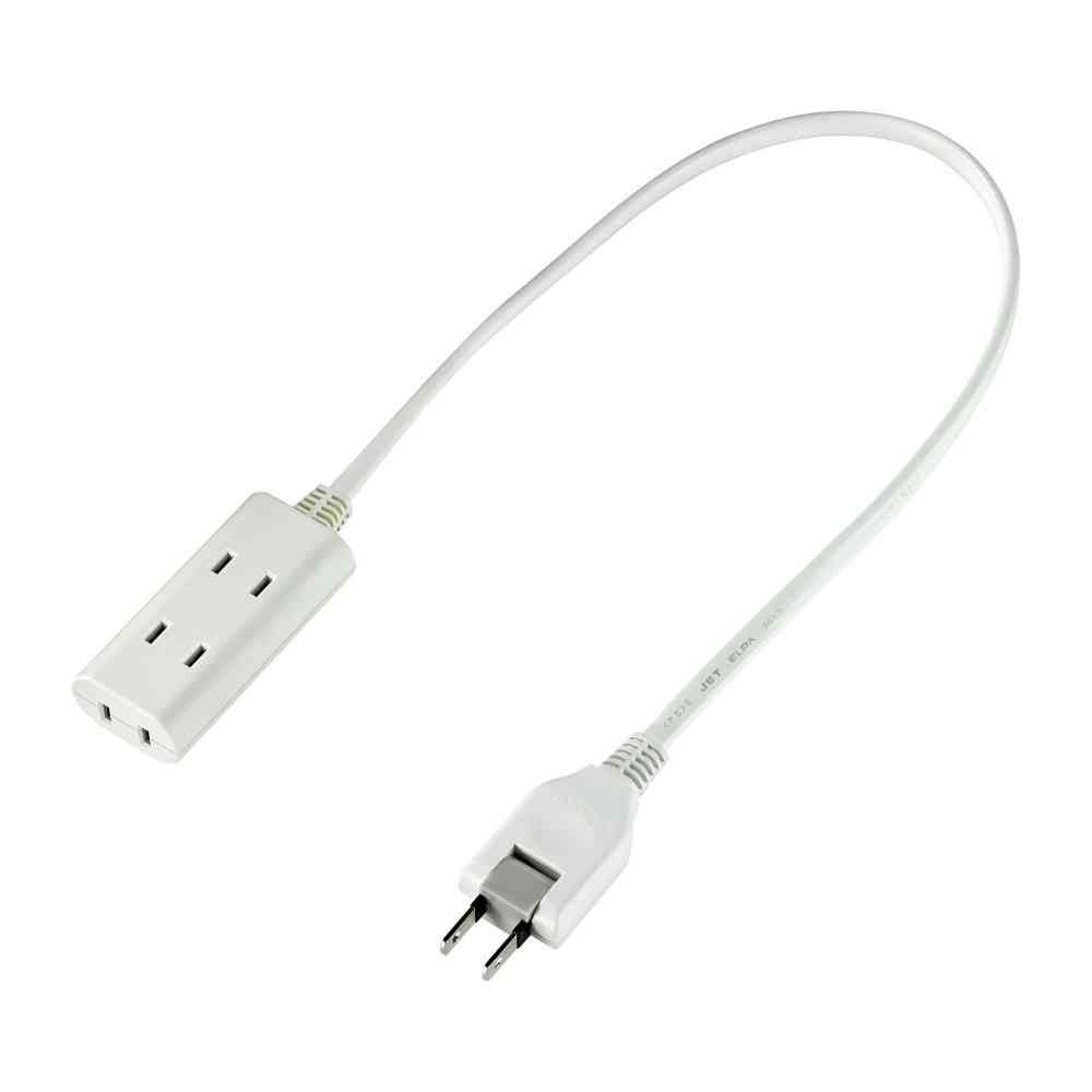ELPA Compact Power Tap 3 Outlets 0.5m WB-CT305B White
