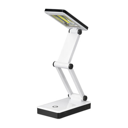 ELPA LED Compact Desk Light Portable Foldable White COB LED Max 260lm AS-LC01(W)