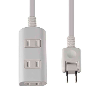 Elpa ELPA Power Tap with Door AC 3 Outlets 0.5m White WBT-N3005B