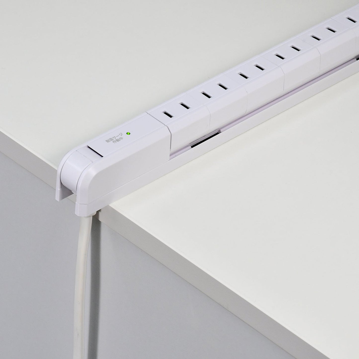 ELPA Lightning Surge Protector Slim Rotating Tap 2m 7 Ports WBS-SL702SB(W)