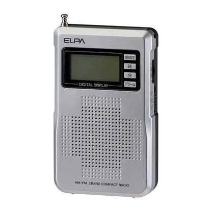 Asahi Electric ELPA AM/FM LCD Compact Radio ER-C68FL