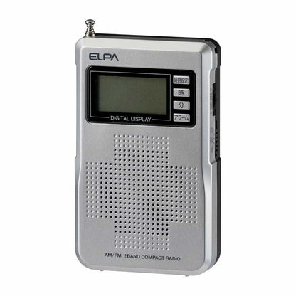 Asahi Electric ELPA AM/FM LCD Compact Radio ER-C68FL