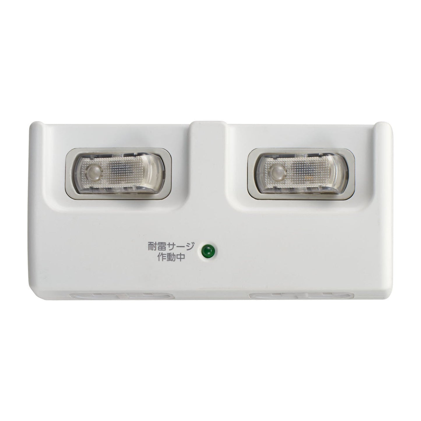 Asahi Denki Elpa A-S200SW(W) Lightning Resistant Individual Switch 2-Socket Tap