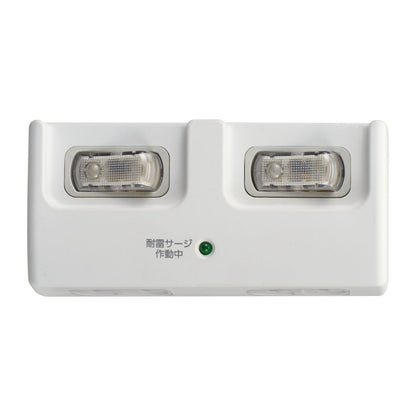 Asahi Denki Elpa A-S200SW(W) Lightning Resistant Individual Switch 2-Socket Tap