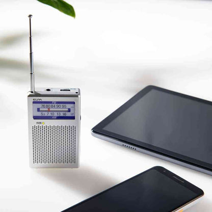 ELPA AM/FM Pocket Radio ER-P60F