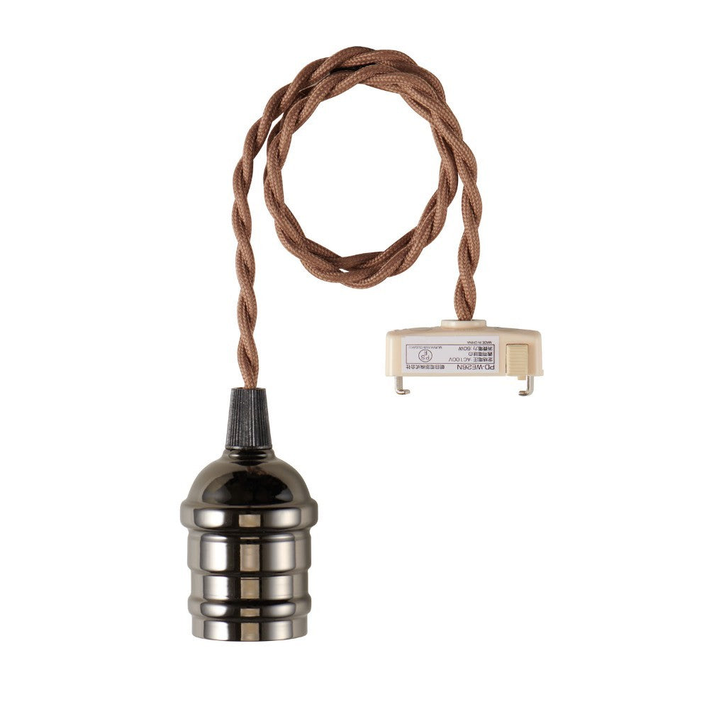 ELPA Pendant Socket Black PD-VE26B