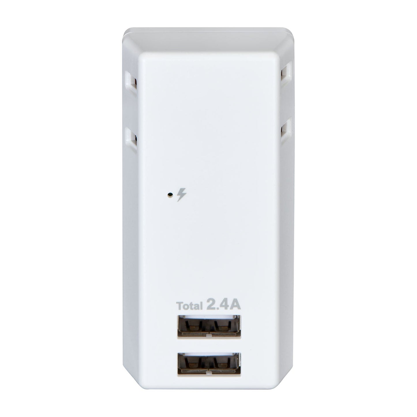 ELPA Lightning Surge Protector USB Tap 2 Ports 2.4A UA-222SL