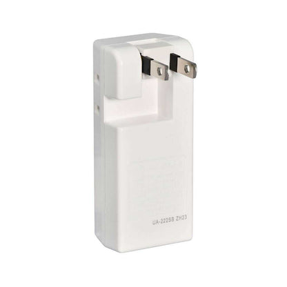 Elpa ELPA Lightning-Proof USB Tap 2 Outlets 2 Ports 2.4A Surge Guard UA-222SB