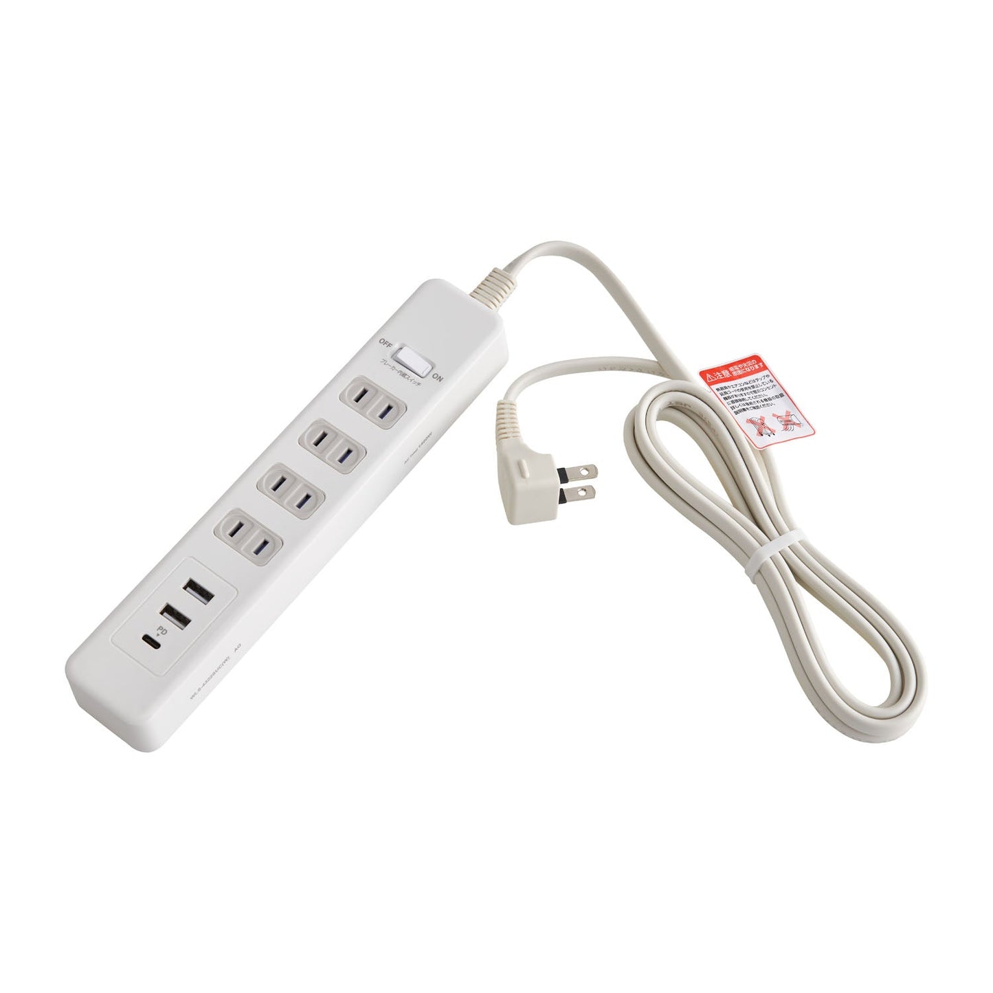 Asahi Electric ELPA Corded USB Tap PD20W 2m 4 Ports