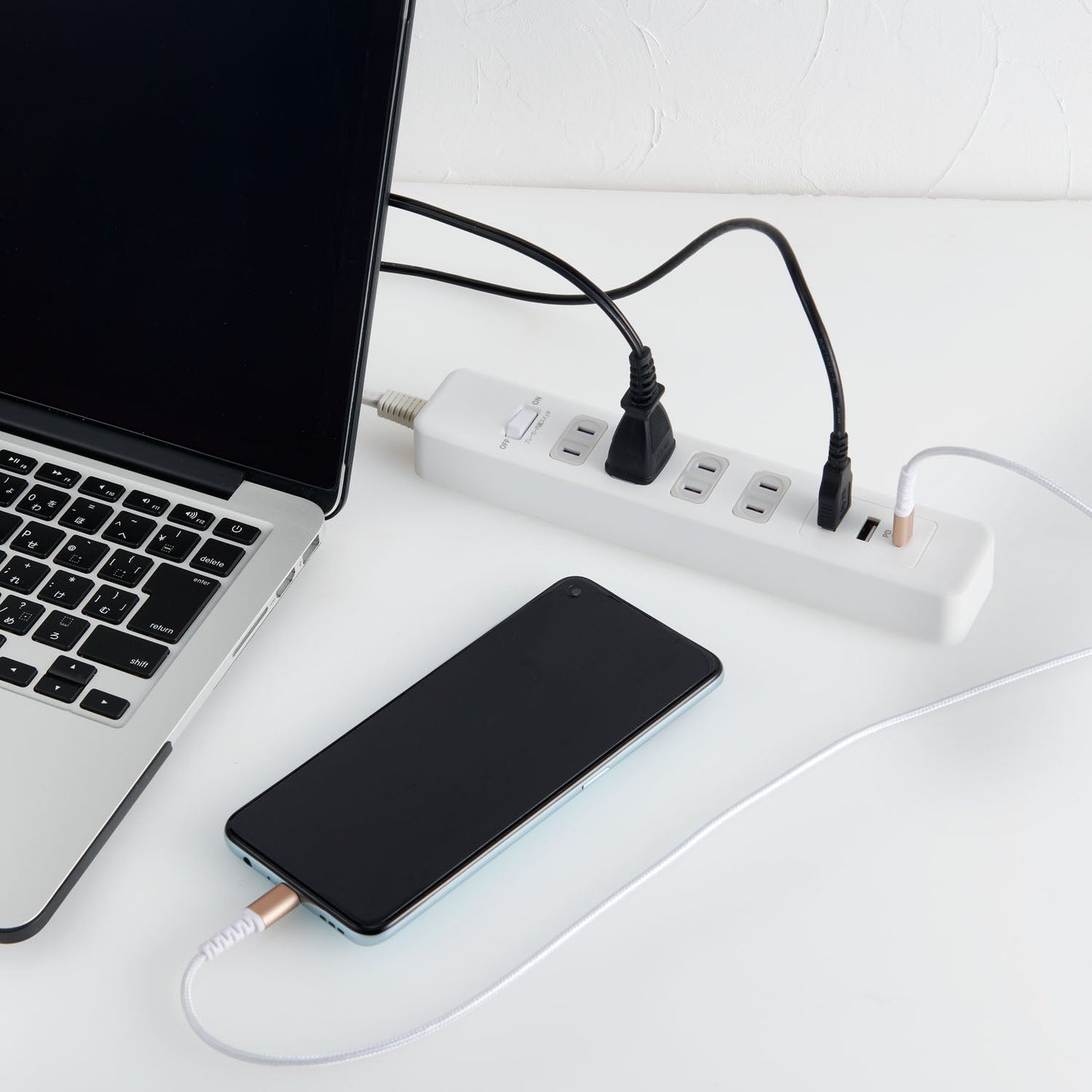 Asahi Electric ELPA Corded USB Tap PD20W 2m 4 Ports