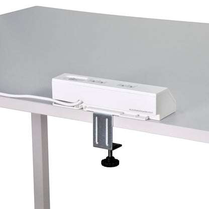 Asahi Denki Elpa WLS-DS4232SUA(W) Desk USB Tap with Central Switch 2m 4-Socket