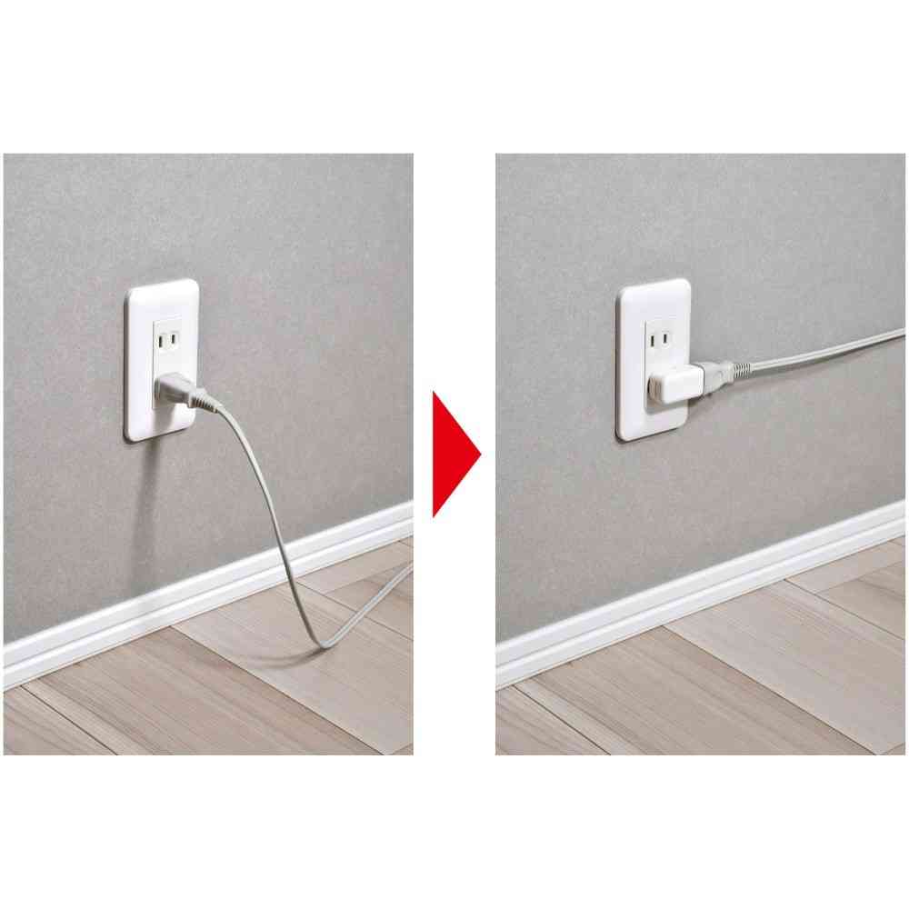 Elpa ELPA Space Adapter Horizontal White A-371B