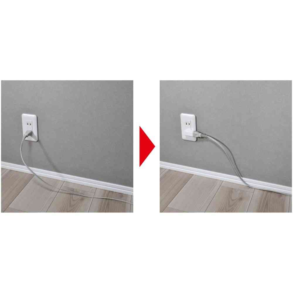 Elpa ELPA Space Adapter Horizontal White A-371B