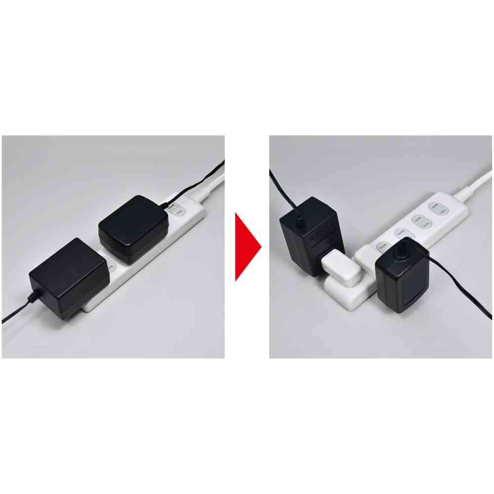 Elpa ELPA Space Adapter Horizontal White A-371B