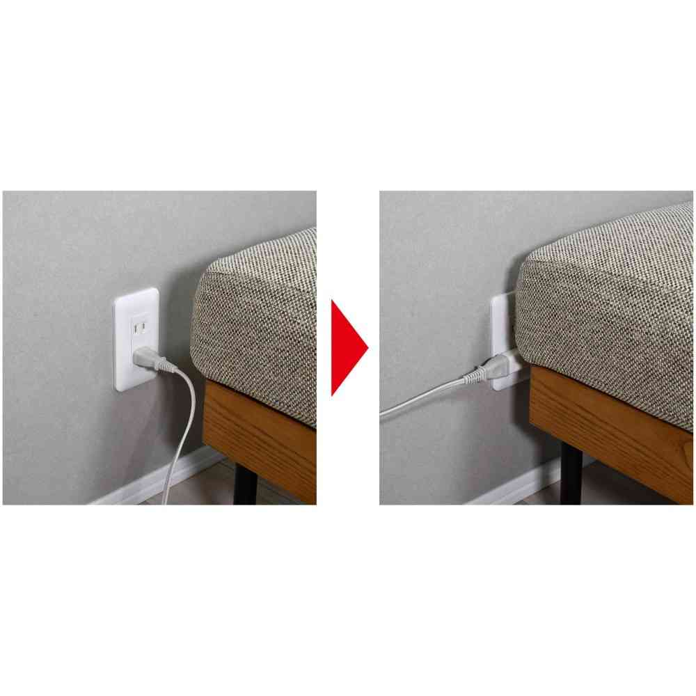 Elpa ELPA Space Adapter Horizontal White A-371B