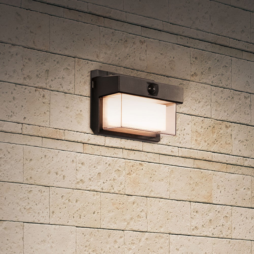 ELPA Double Structure Wall Light Small Solar ESL-KN200SL