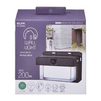 ELPA Double Structure Wall Light Small Solar ESL-KN200SL
