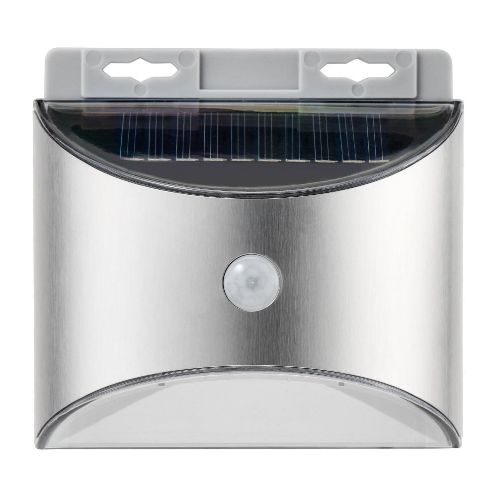 ELPA Wall Light Stainless Round Solar ESL-KS100SL