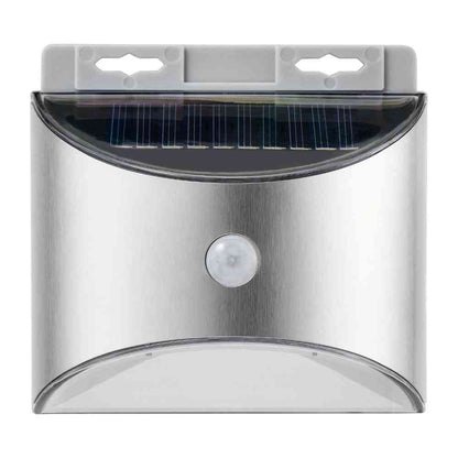 ELPA Wall Light Stainless Round Solar ESL-KS100SL