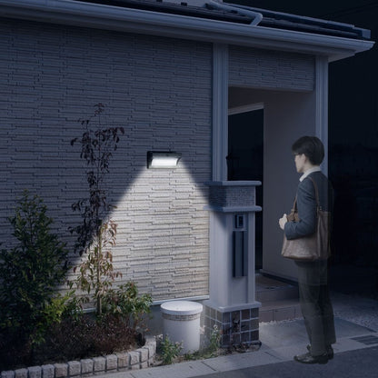 ELPA Wall Light Aluminum Slim Solar ESL-KA400SL