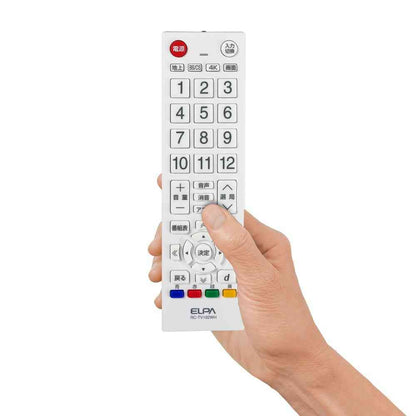 ELPA TV Remote Control RC-TV102WH