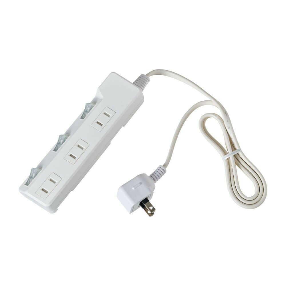 Elpa ELPA Lightning-Proof Switch Tap 3P1M Lightning Guard with LED Indicator WLK-31S (W)