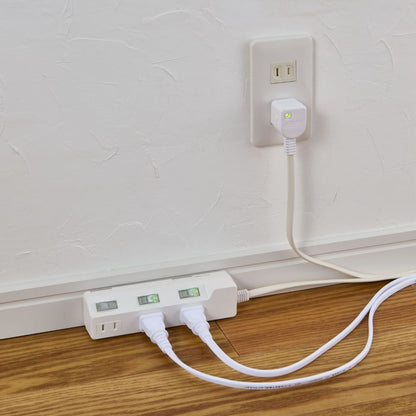 Elpa ELPA Lightning-Proof Switch Tap 3P3M Lightning Guard with LED Indicator WLK-33S (W)