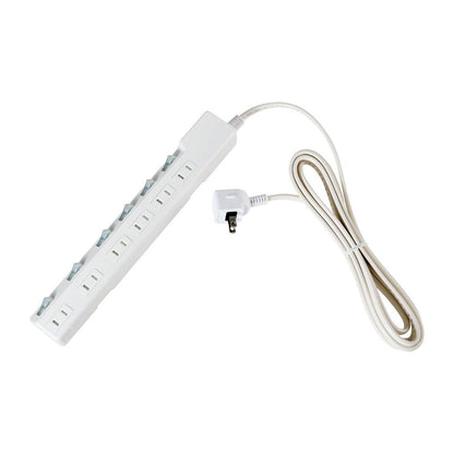 Elpa ELPA Surge Protector with Breaker 6 Outlets 3M WLK-63B White