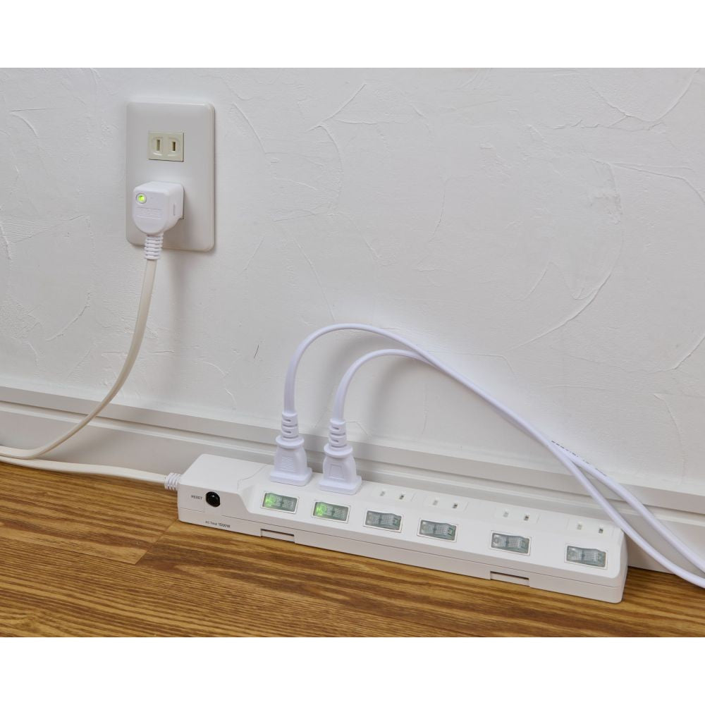 ELPA Surge Protector with Breaker 6-Outlet 5M WLK-65B