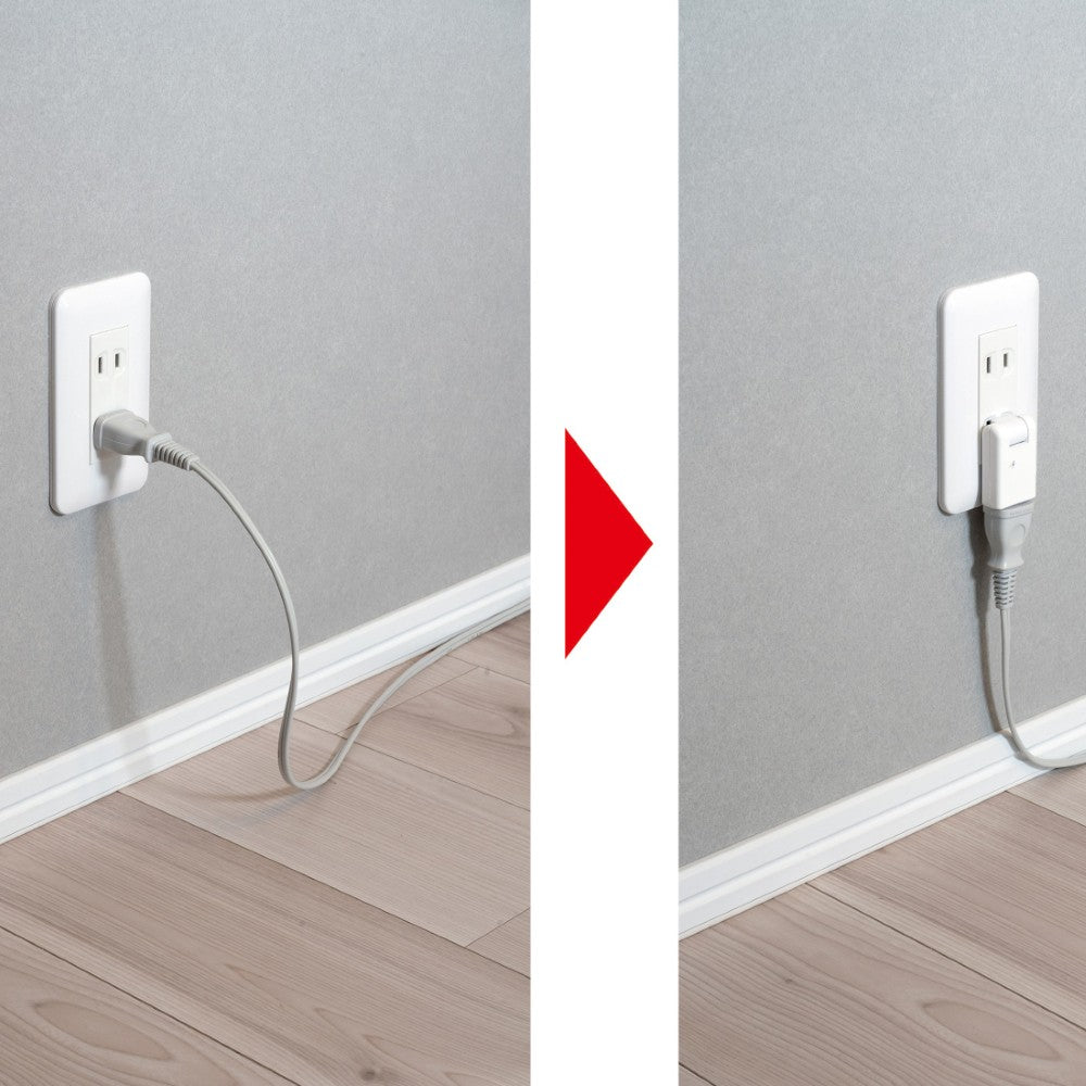 Elpa ELPA Lightning Protection Swing Adapter 125V5A A-380SB (W)