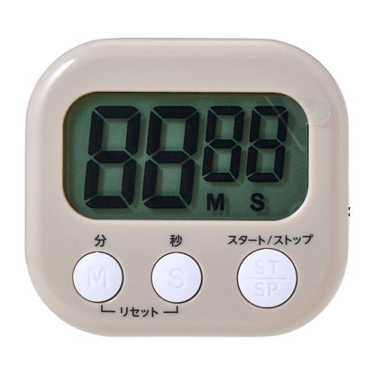 エルパ ELPA 大きく見やすいキッチンタイマー 便利なマグネット付き TIM-01（IV）
