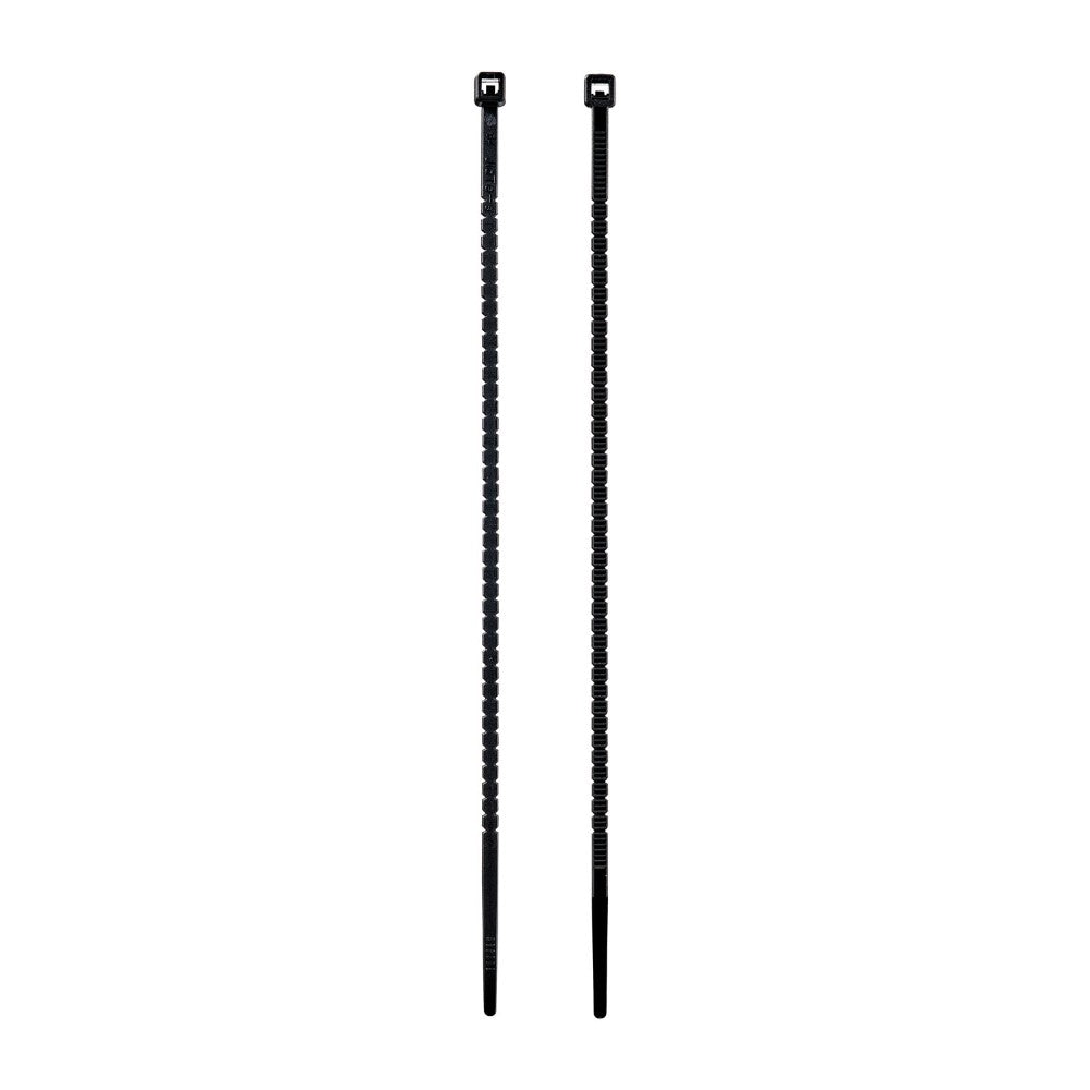 ELPA Hand-Cut Tie Wraps 150mm Weather-Resistant Black KBK-150050 (BK) 50 Pieces
