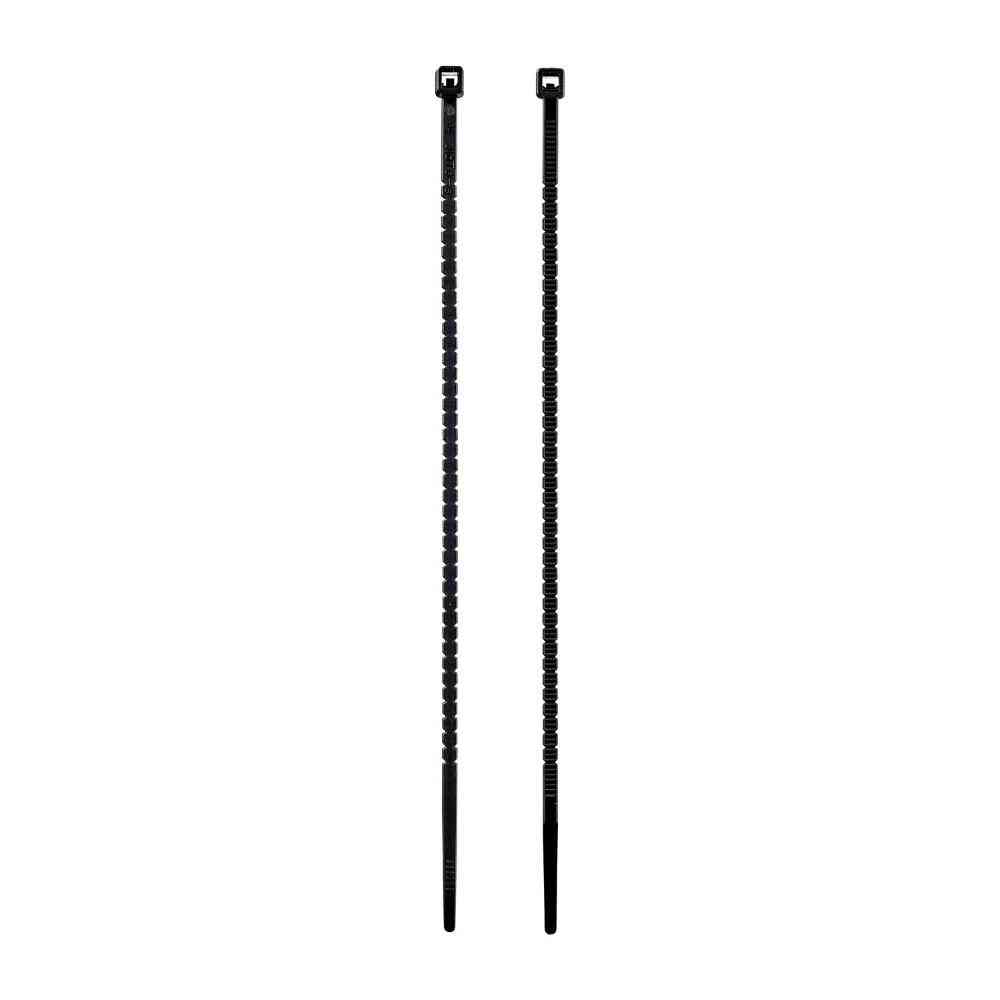 ELPA Hand-Cut Tie Wraps 150mm Weather-Resistant Black KBK-150050 (BK) 50 Pieces