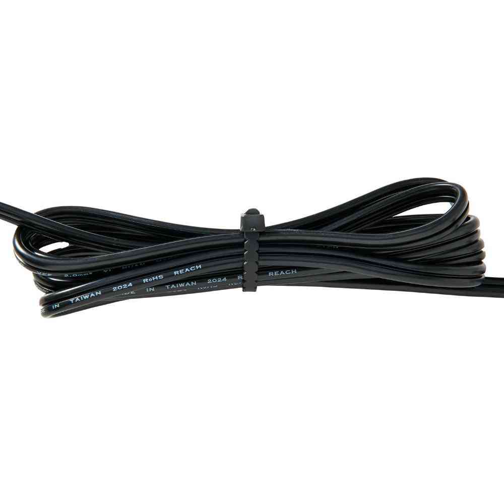 ELPA Hand-Cut Tie Wrap 200mm Weather-Resistant Black KBK-200050 (BK) 50 pcs