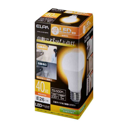 ELPA Human Sensor LED Bulb 40W Equivalent