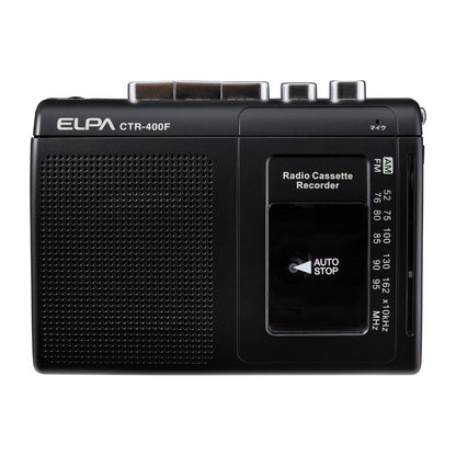 ELPA カセットテープレコーダー 録音再生 ラジオ付 CTR-400F 1個