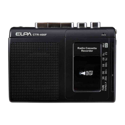 ELPA カセットテープレコーダー 録音再生 ラジオ付 CTR-400F 1個