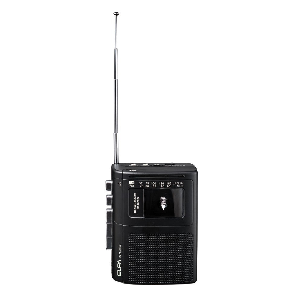 ELPA カセットテープレコーダー 録音再生 ラジオ付 CTR-400F 1個