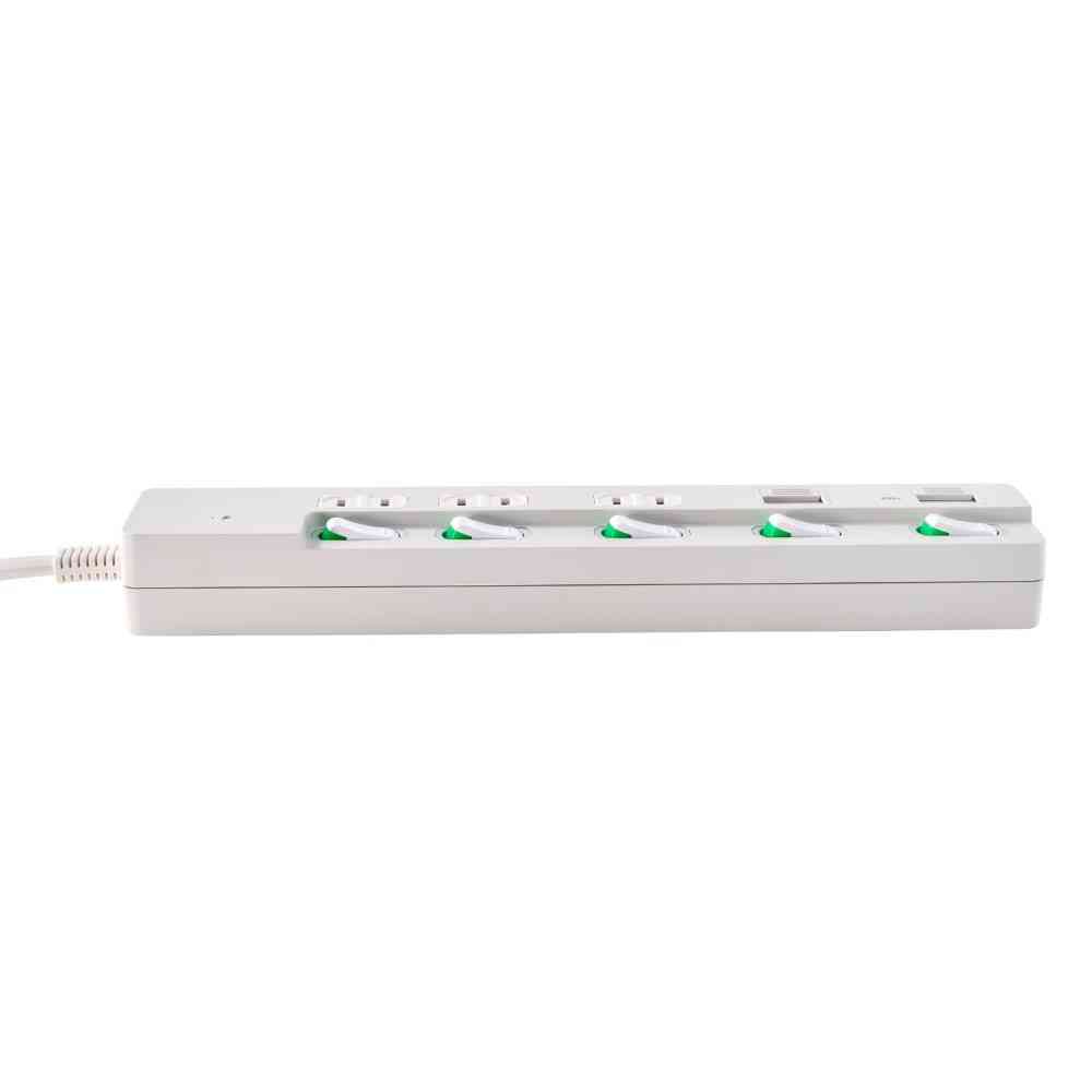 ELPA USB Tap with Switch 1m WLK-3221SUC (W)