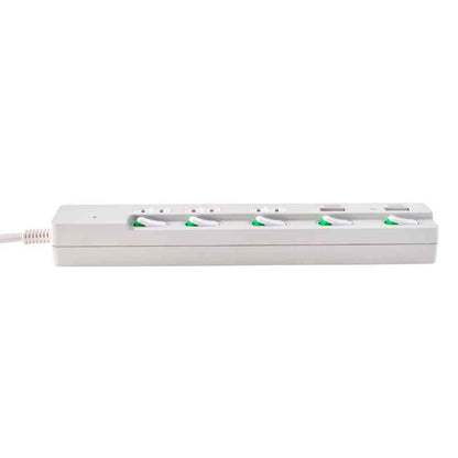 ELPA USB Tap with Switch 3m WLK-3223SUC (W)