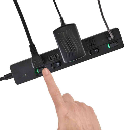 ELPA USB Tap with Switch 1m Black WLK-3221SUC (BK)