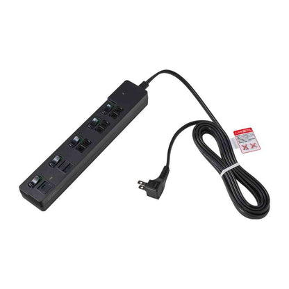 ELPA USB Tap with Switch 3m Black WLK-3223SUC (BK)