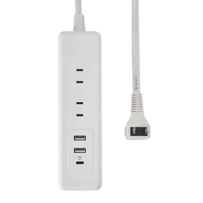 ELPA 6-Outlet USB Tap with Cord WL-6322SUC (W)