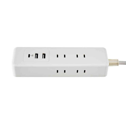ELPA 6-Outlet USB Tap with Cord WL-6322SUC (W)