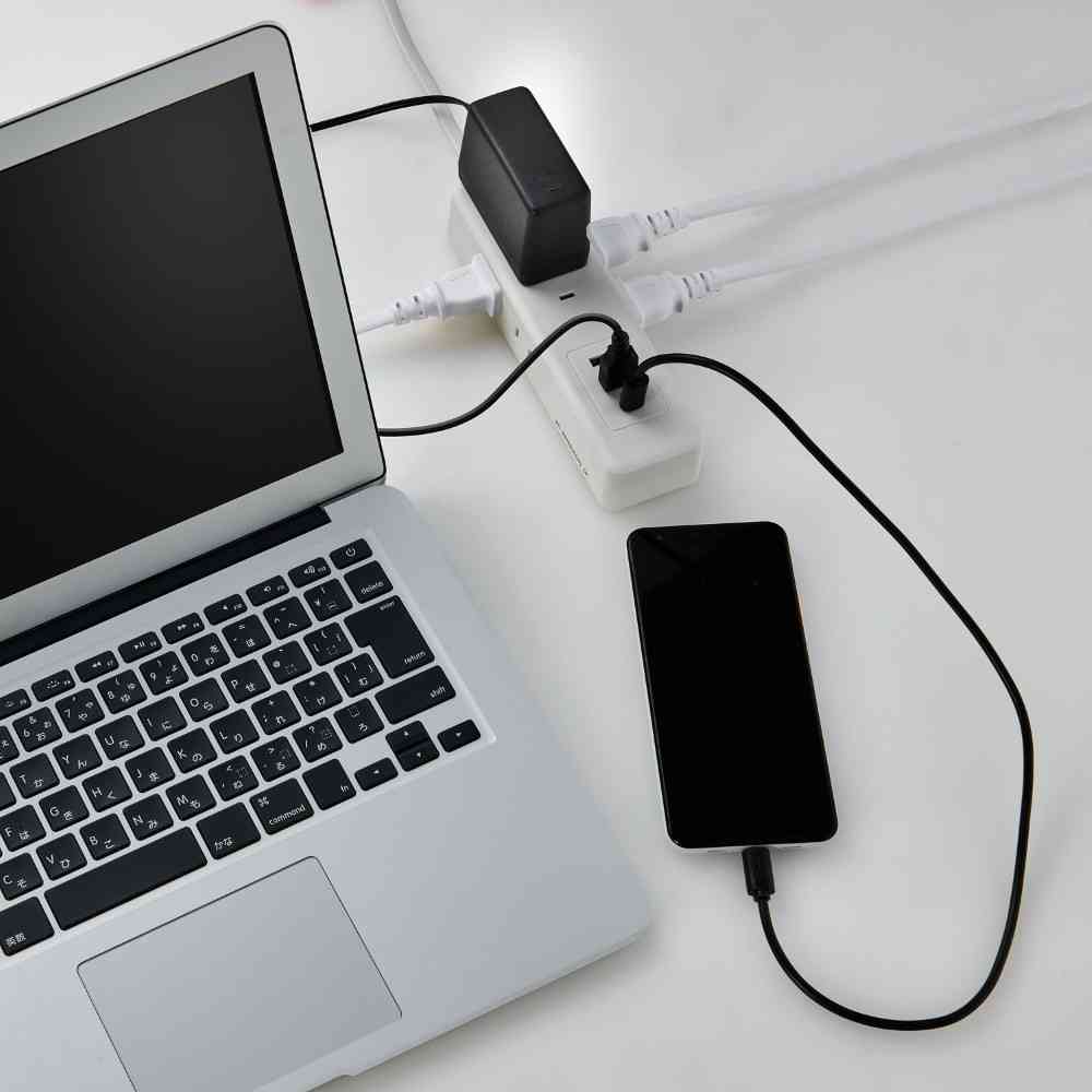 ELPA 6-Outlet USB Tap with Cord WL-6322SUC (W)