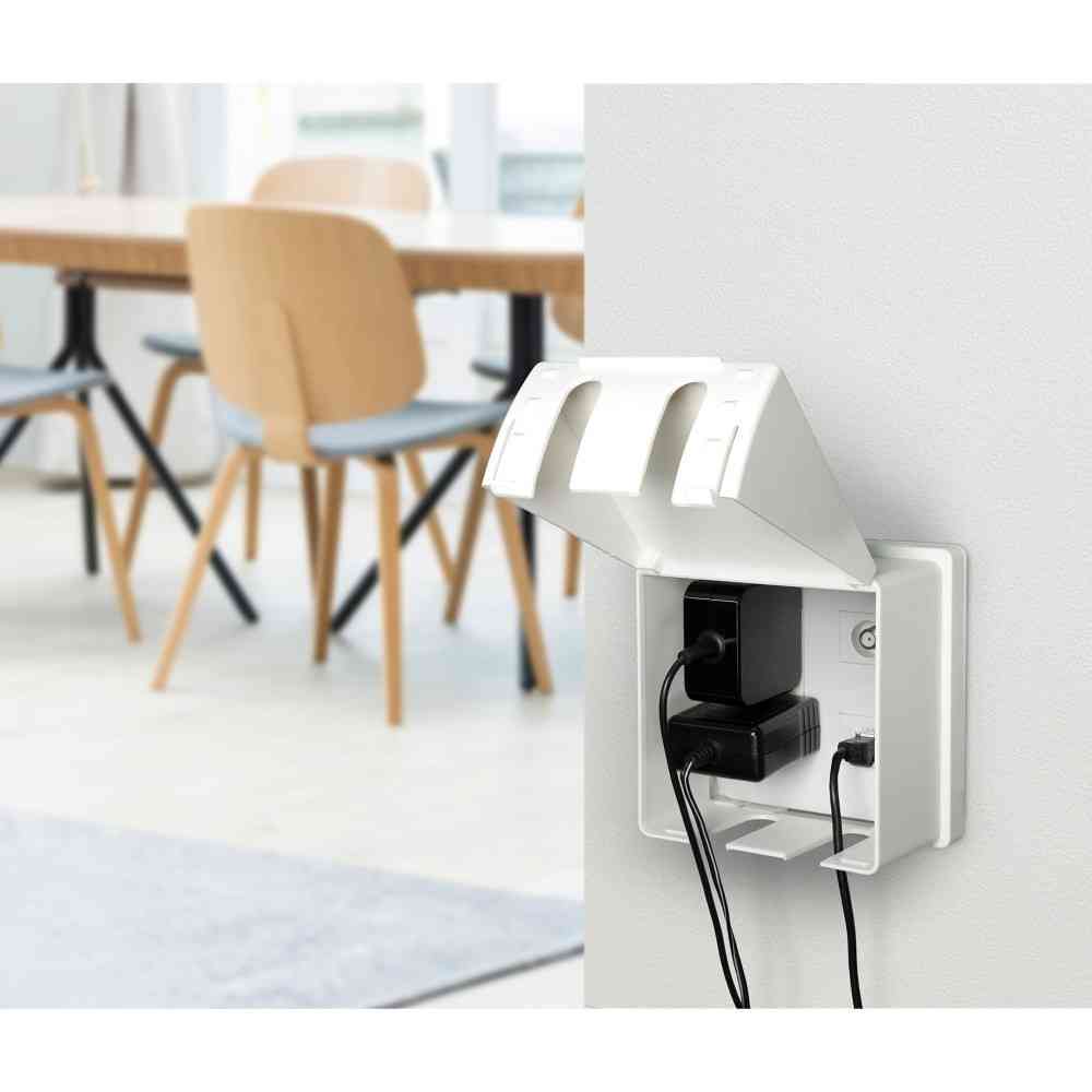 ELPA Expansion Socket Cover 2-Unit AN-C02B (W)