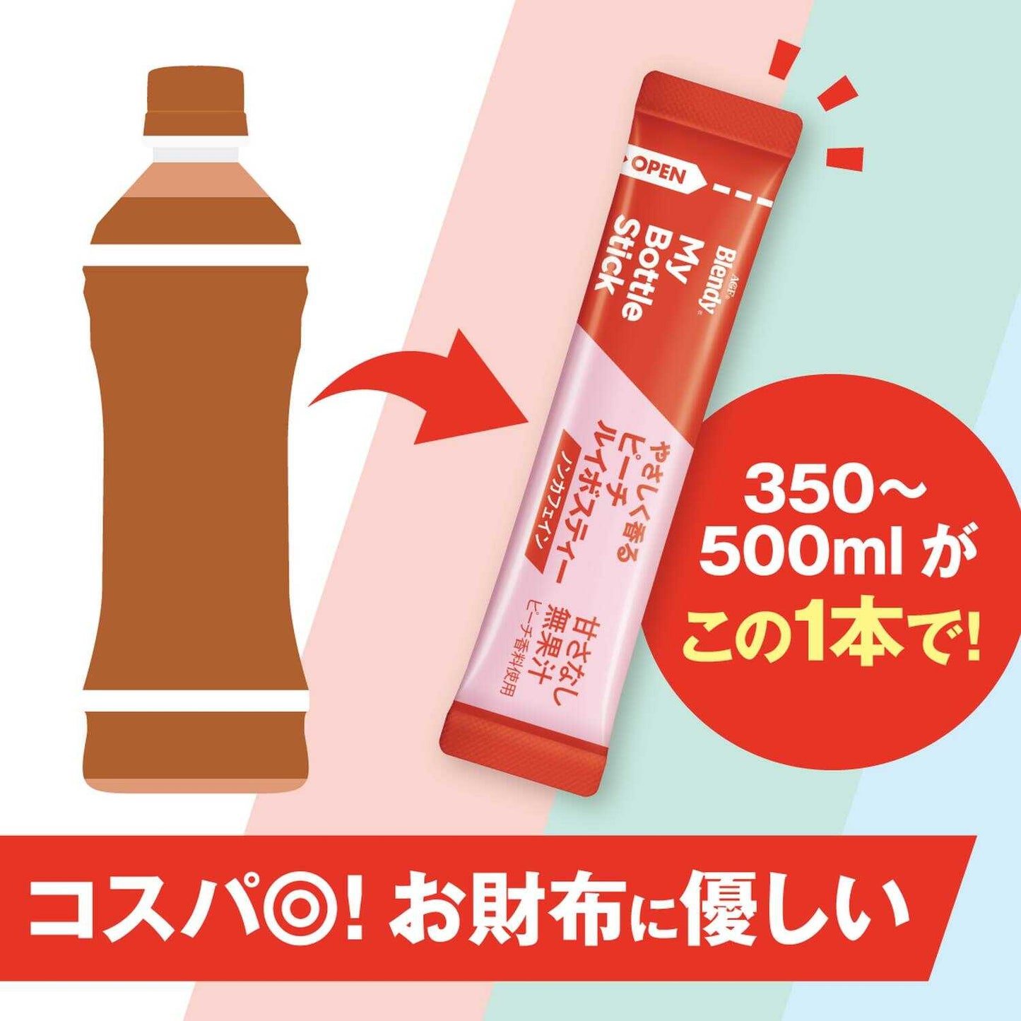 Ajinomoto Blendy(R) My Bottle Stick Jasmine Tea 2.0g x 6