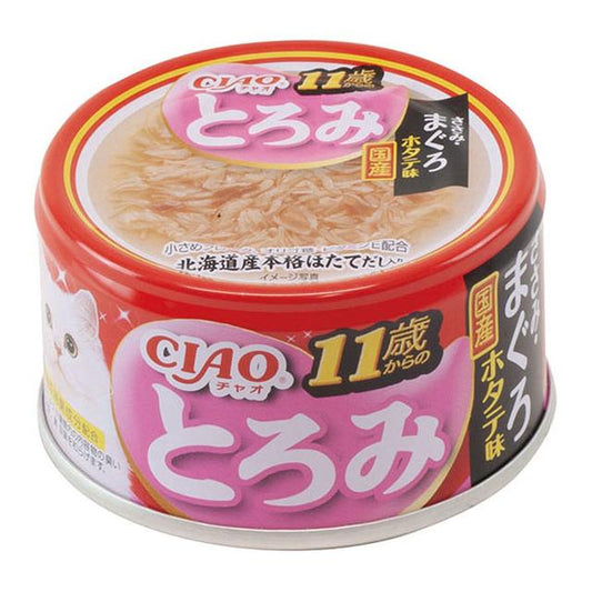 Inaba Chao Toromi 11 Years Chicken & Tuna with Scallop Flavor 80g