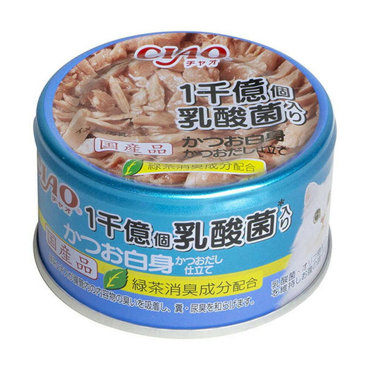 Inaba CIAO 100 Billion Lactic Acid Bacteria Bonito White Meat with Bonito Dashi 85g