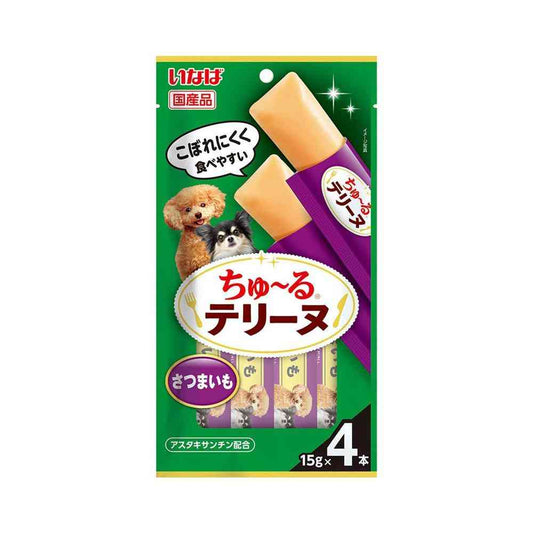 Inaba Pet Food Churu Terrine Sweet Potato 15g×4 Sticks
